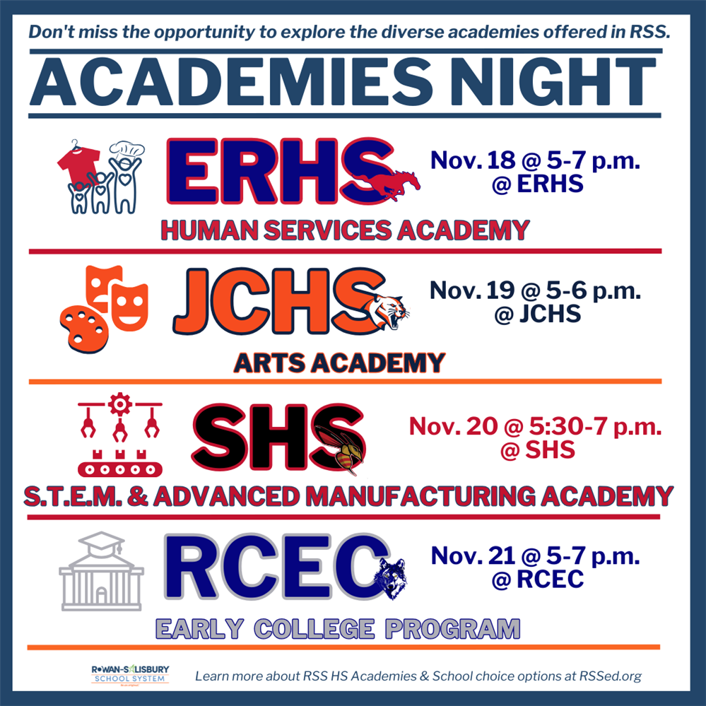  graphic of academy nights