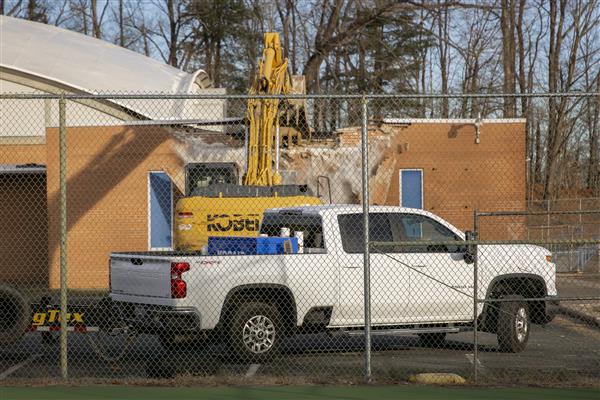 Demo begins on gym