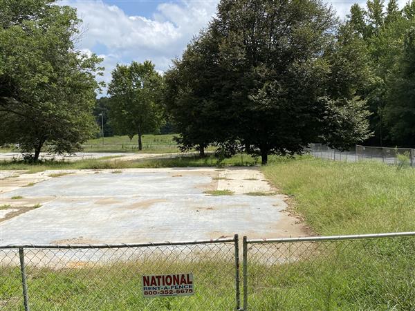 Empty lot after demo.